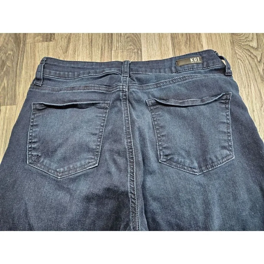 Kut From The Kloth Womens‎ Size 8 Donna High Rise Ankle Skinny Denim Blue Jeans
